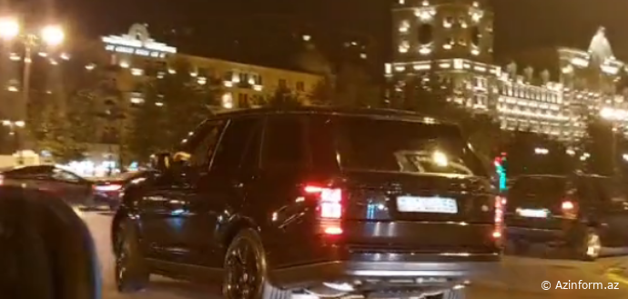 Bu da meyxanaçı Baləlinin məşhur qara “Range Rover”i – VİDEO