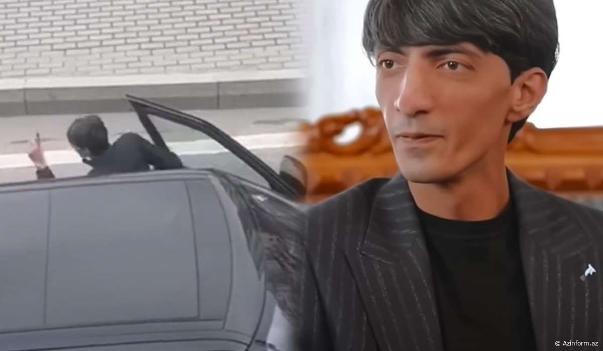 Balaəli mağazaya getmək üçün yolu kəsdi - VİDEO