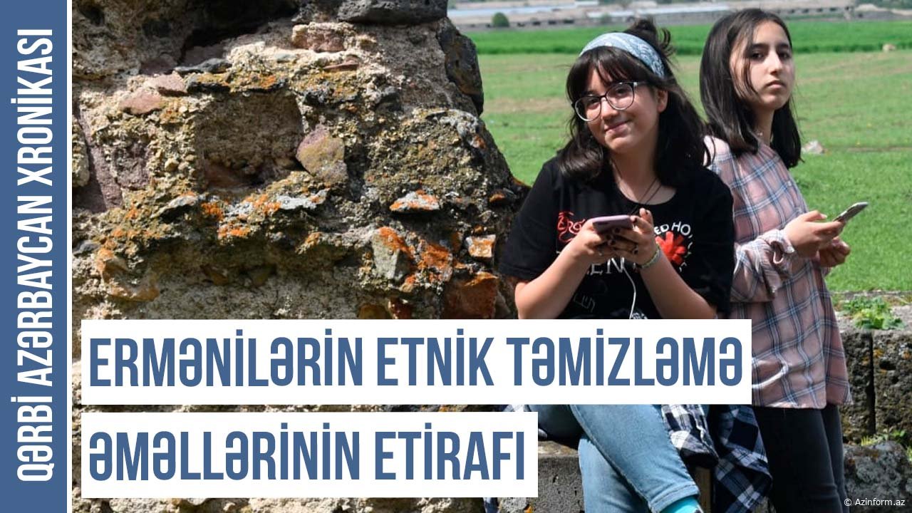 Gənc qız saxta erməni tarixini biabır etdi - VİDEO